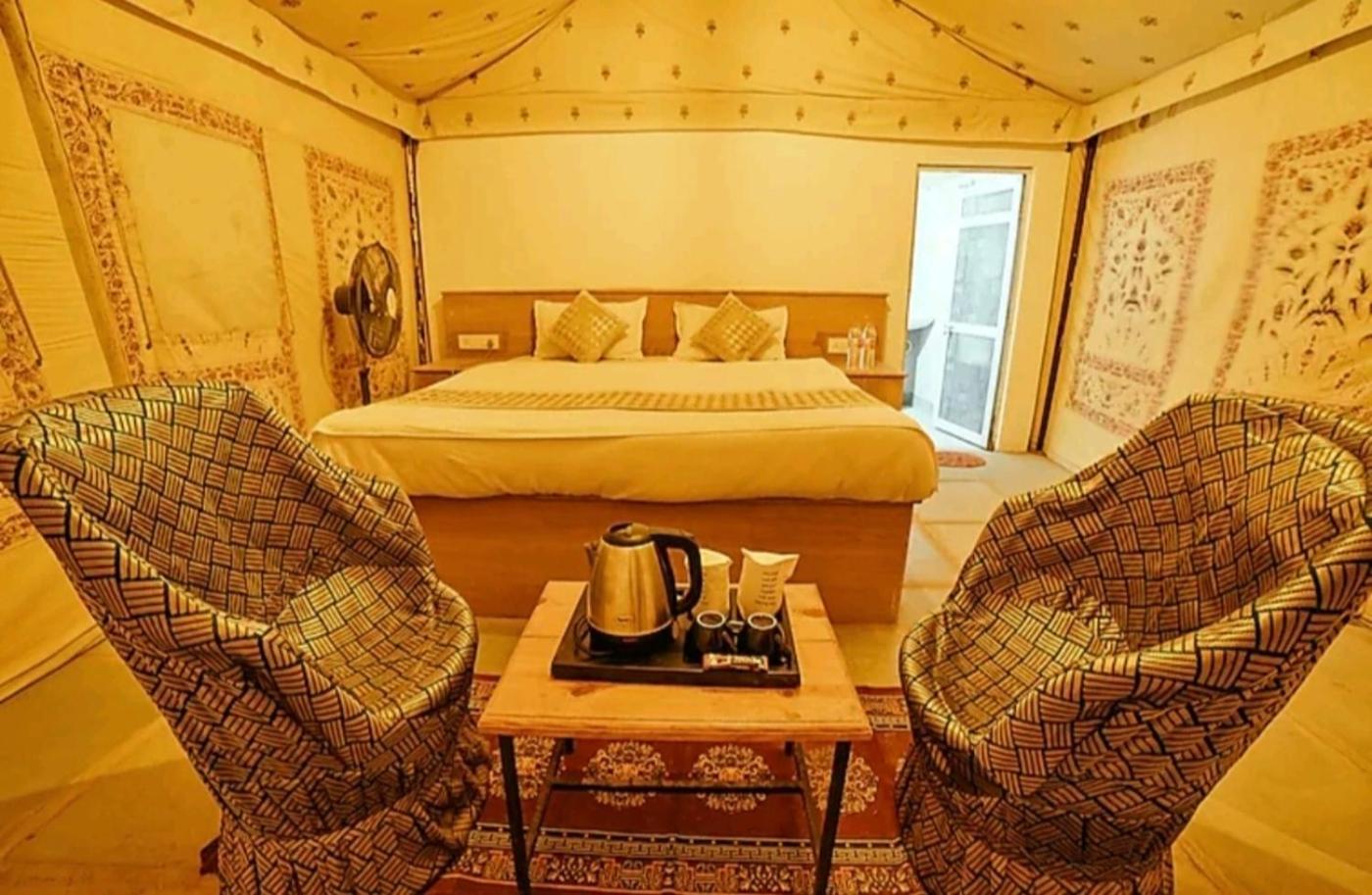 The Saffron Desert Camp Jaisalmer Exterior foto